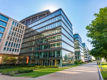 Exterior of an office building