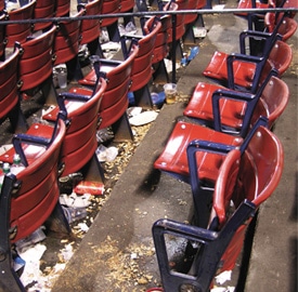 stadium bleachers