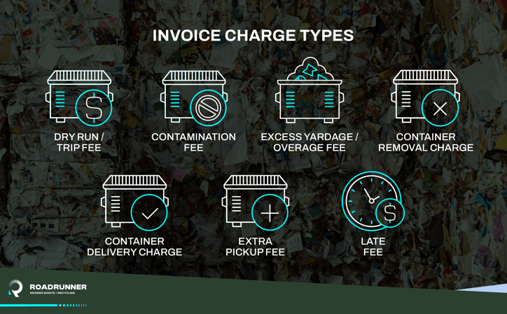 common waste invoice charges