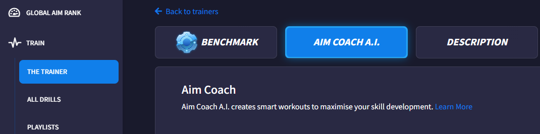 Aim Coach Trainer